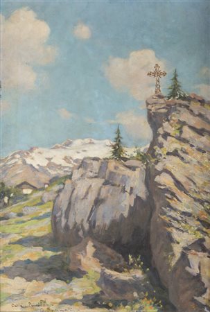 GIULIO SOMMATI DI MOMBELLO<BR>Chieri (TO) 1858 - 1944<BR>"Cesia-Trinité"