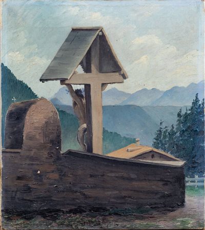 MARIO TOZZI<BR>Fossombrone (PS) 1895 - 1979 Saint-Jean-du-Gard (Francia)<BR>"Il Cristo" 1912