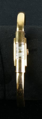 OROLOGIO BAUME & MERCIER, MOD. MARQUISE, IN ORO 18K, anni ﾑ40 CASSA E...