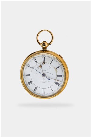 ALFRED RUSSEL LONDON<BR>Mod. “Pocket  Marine Decimal Chronograph”, 1800 circa