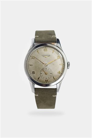 LONGINES<BR>Mod. “Solo Tempo”, ref. 6118\2, anni '40