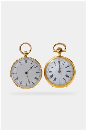 LOTTO DI DUE OROLOGI DA COLLO