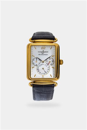 ULYSSE NARDIN<BR>Mod. “Michelangelo”, ref.17142, anni '80