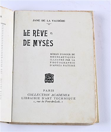 De la Vaudère, Jane - LE RÊVE DE MYSÈS