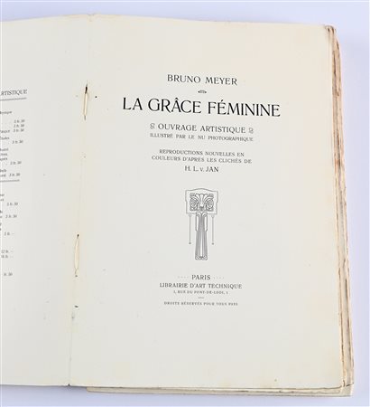 MEYER, BRUNO - LA GRÂCE FÉMININE
