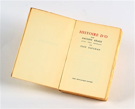 RÉAGE, PAULINE (AURY, DOMINIQUE) - HISTOIRE D’O