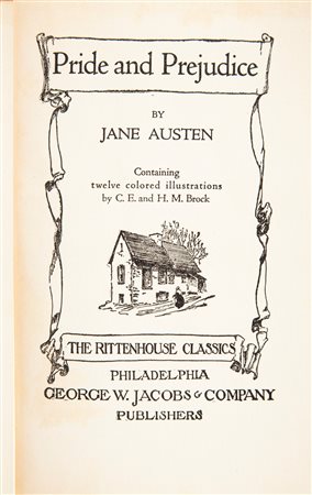 Jane Austen - Pride and Prejudice. Containg colored illustrations by C.E. and H.M.Brock