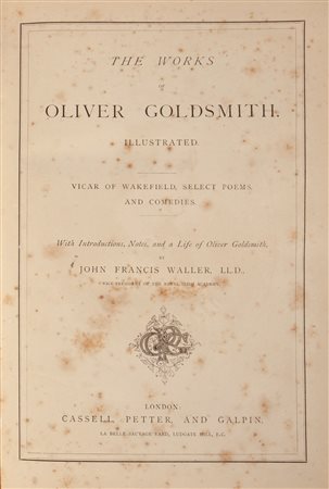 Oliver Goldsmith - The Works, illustrated. Vicar of Wakefield, Selected poems and Comedies