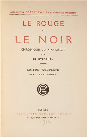 Stendhal (Marie-Henri Beyle) - Le rouge et le noir