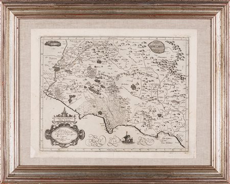 Giovanni Antonio Magini - Benjamin Wright - Campagna di Roma olim Latium