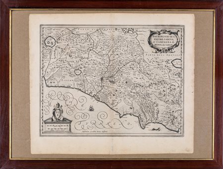 Johannes Janssonius - Patrimonio di S. Pietro Sabina, et Campagna di Roma, olim Latium
