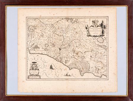 Willem Janszoon Blaeu - Campagna di Roma, olim Latium Patrimonio di S. Pietro et Sabina