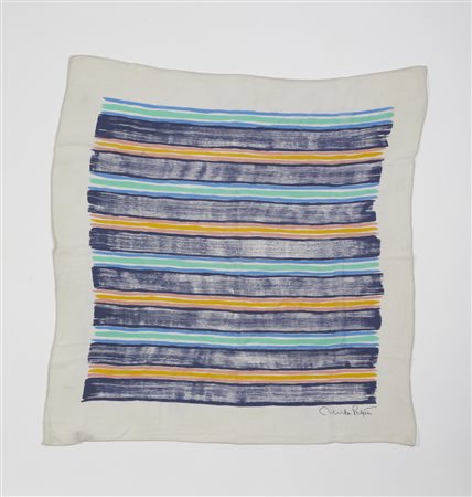 SCHON MILA - Foulard multicolore in seta.