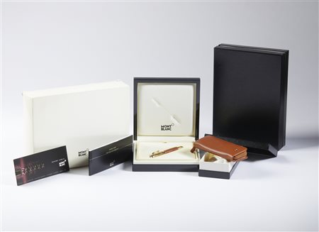 MONT BLANC - Penna collezione Boheme Jewels Citrino e astuccio coordinato.