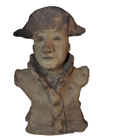 GIOVANNI PISCONTI Napoleone Scultura in terracotta h. cm. 25 firmata
