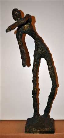 GIOVANNI PISCONTI Personaggio Cartapesta modellata su struttura metallica h....