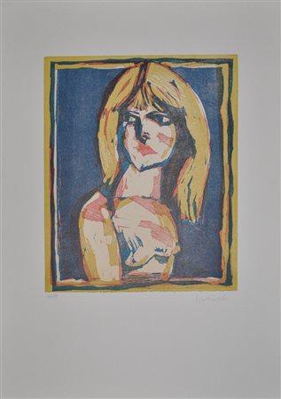 ARNOLDO CIARROCCHI Senza titolo Litografia a colori – es. 46/75 cm. 50x35...