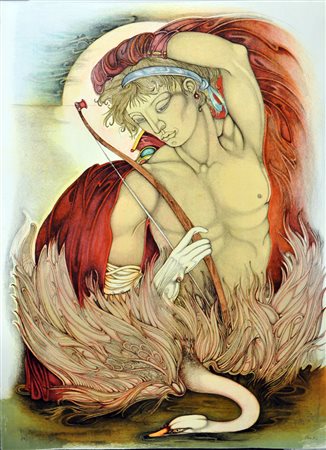 GIULIANO PINI Senza titolo, 1984 Litografia a colori cm. 70x50 – es. 84/100...