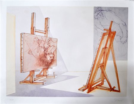 FABRIZIO CLERICI Senza titolo Litografia a colori cm. 70x90 – es. 121/125...