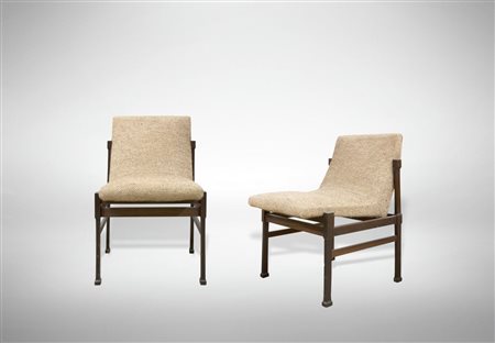  
Coppia di sedie scandinave vintage metà del XX secolo
 75 x 50 x 60 cm.