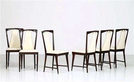 Osvaldo Borsani (attribuito a) (varedo, 1911 - Milano, 1985) 
Set di sedie vintage 1950
 93x49x43 cm
