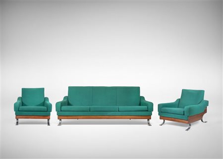 Saporiti  
Divano Vintage Anni '50 del XX secolo
 70 x 84 x 94 cm (armchair) / 180 x 84 x 94 cm (sofa)