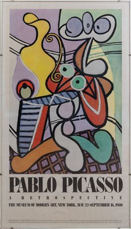 PABLO PICASSO (Malaga 1881 – Mougins 1973) "A retrospective Moma", 1980....