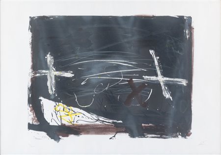 ANTONI TAPIES (Barcellona 1923 - 2012) "La pràctica de l'art", 1973....