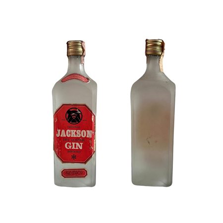 1 Bottiglia di Gin, Gran Bretagna GIN JACKSON. Classico prodotto molto forte...
