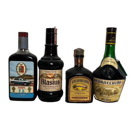 4 Bottiglie di Liquori AMARO P.S. 70cl 30%vol BLASIUS ELISIR DI LUNGA VITA...