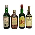 4 Bottiglie di Whisky J&B RARE OLD WHISKY 75cl 43%vol B&L GOLD LABEL SCOTCH...