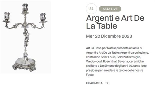 #81: Argenti e Art De La Table
