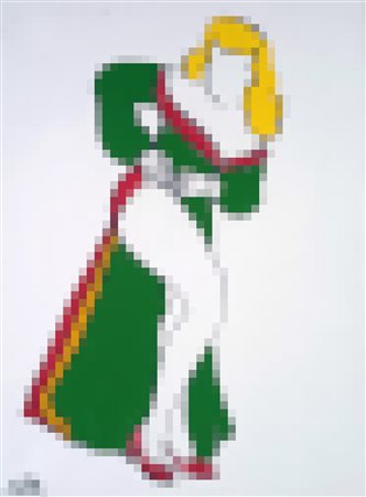 LODOLA MARCO Pavia (Pv) 1955 Pin up 2009 Smalto su tela 80,00x60,00...