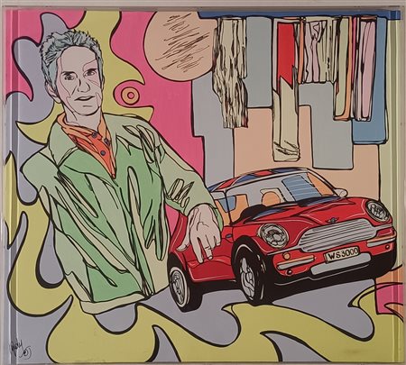 ANDY Monza (Mb) 1971 Senza titolo Acrilico su tela 80,00x90,00 Certificato di...