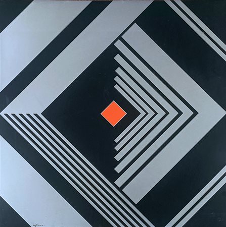 FIRMA INDECIFRATA N.D. ( -) 1900 Senza titolo Mista su lamierino 48,00x48,00...