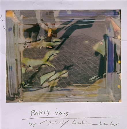 GALIMBERTI MAURIZIO Como (Co) 1956 Paris 2005 Tecnica mista su foto polaroid...