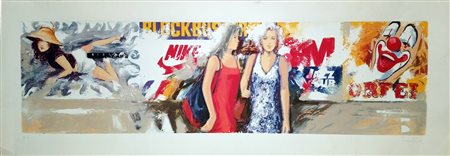 TROMBINI GIULIANO Ferrara (Fe) 1953 Orfei Serigrafia su carta es 29/150...