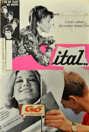 LUCIA MARCUCCI Italia, 1963 Collage su faesite cm. 30x20 firmato e datato...