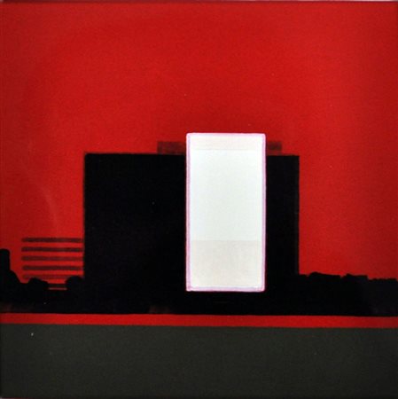MARCO NERI Plaza de la Revolucion, 2007 Olio su tela cm. 40x40 firmato Foto...