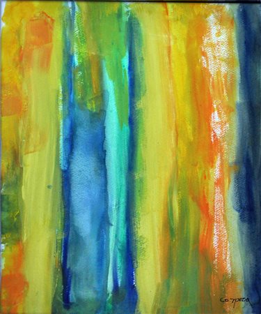 ANTONIO CORPORA Siviglia, 1996 Acquarello su carta cm. 51x36 firmato...