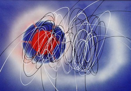 ROBERTO CRIPPA Spirale, 1970 Olio su cartoncino intelato cm. 50x70 Foto...