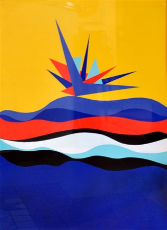 ROBERTO CRIPPA Senza titolo Collage su carta cm. 70x50 firmato e datato...