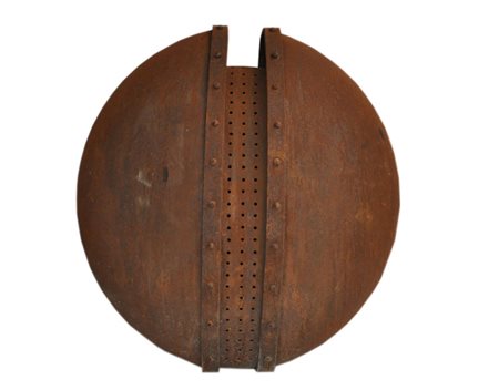 ANTONIO IEVOLELLA Senza titolo, 1991 Ferro ossidato cm. 69x60x30 Prototipo...