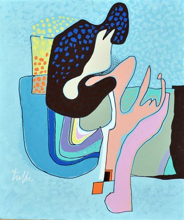 WLADIMIRO TULLI Dopo tante colline imbocco Via Po (n. 2), 1991 Olio su tela...