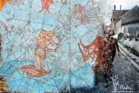 LADISLAV NOVAK Refus, 1974 Scrittura e tecnica mista su carta cm. 30,5x46...