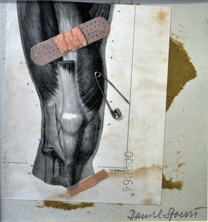 DANIEL SPOERRI Spingole francesi, 1993 Collage su cartoncino cm. 20x18...