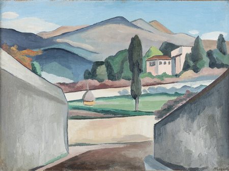 Alberto Magnelli 1888 Firenze-1971 Parigi, Montemorello, 1922