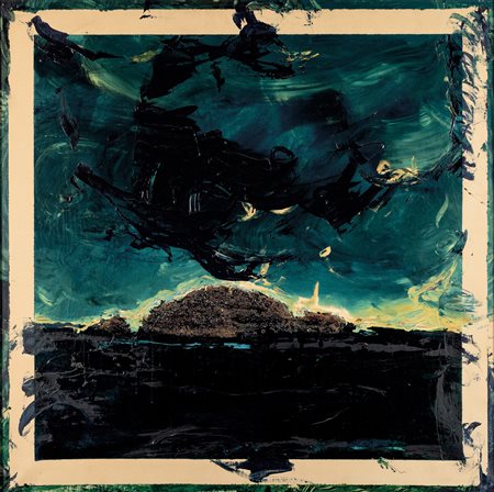 Mario Schifano, Libia, Senza titolo, 1988