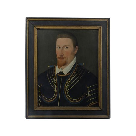  
Ritratto di gentil' uomo in nero fine XVIII secolo
dipinto olio su tavola 47,5 x 37,5 cm