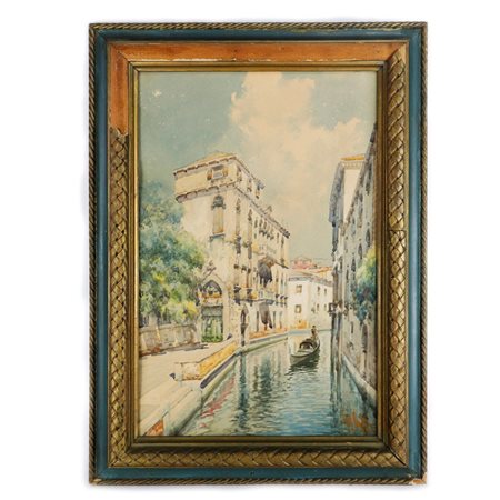  
Scorcio di Venezia prima metà XX secolo
acquarello su carta 50 x 34 cm